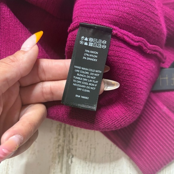 NWT House of Harlow 1960 Ribbed Bodycon Dress Size Small - Picture 4 of 6